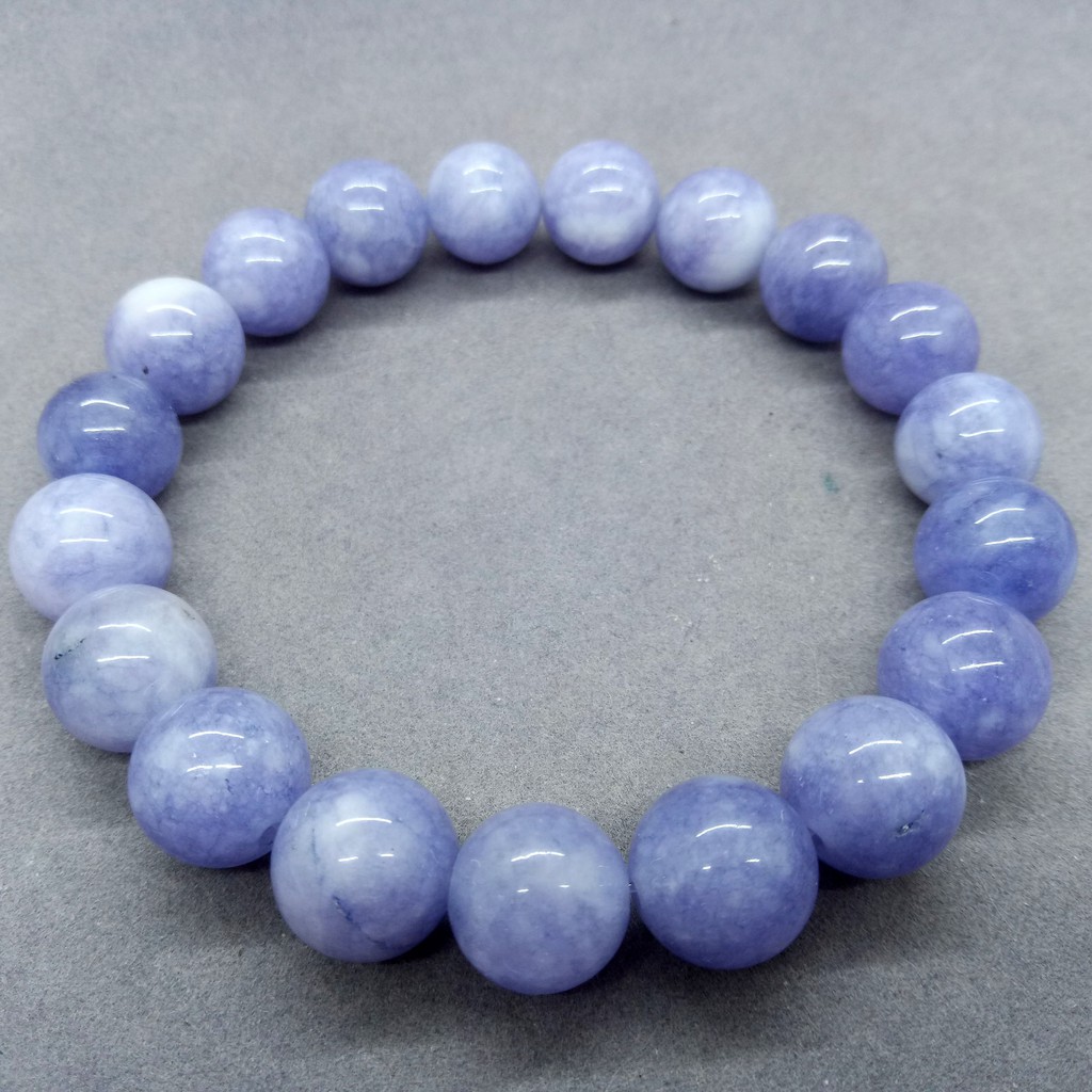 Vòng Tay Chuỗi Hạt Hoa Oải Hương Tím 6-12mm