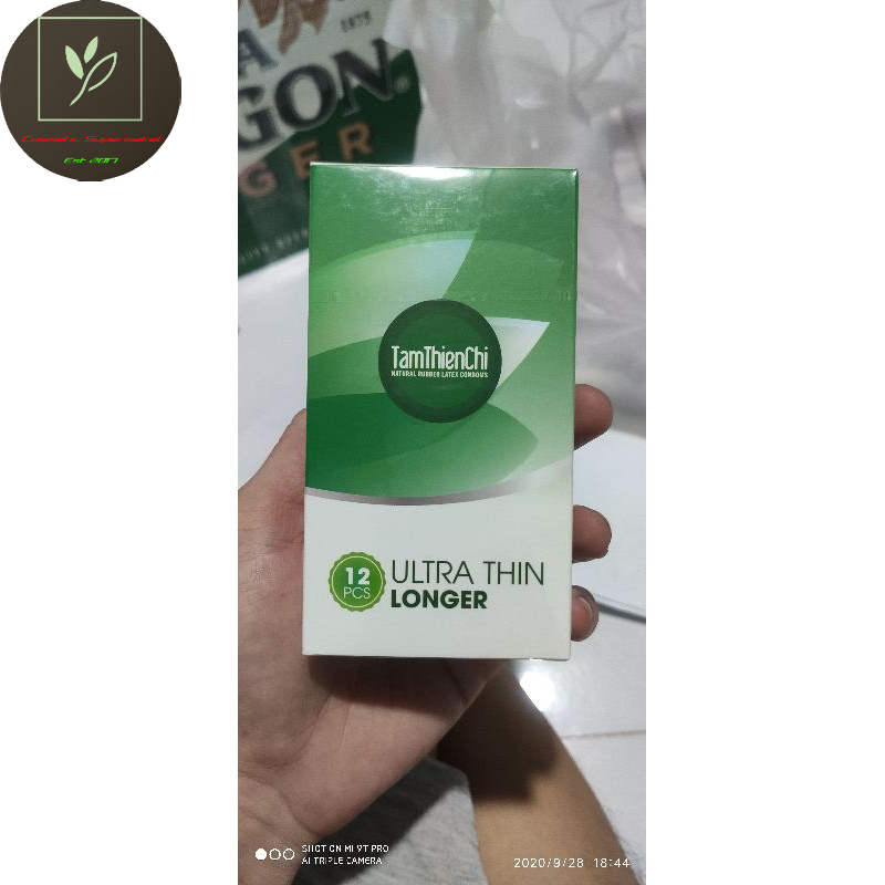 (12 CÁI) Bao cao su Ultra Thin Longer Tâm Thiện Chí