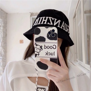 Combo Case iPhone Hình Bò Sữa Trắng Good Luck - Mr.Case AirPods