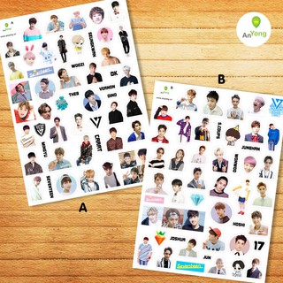 Hình dán sticker Seventeen