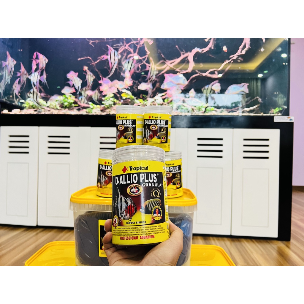 TROPICAL D-ALLIO -Thức ăn cá Cao cấp chuyên tỏi GARLIC 30% tăng cường đề kháng và tiêu hoá, miễn dịch