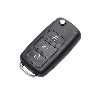 Vỏ chìa khóa điều khiển 3 nút cho beetle / caddy / eos / golf / jetta / polo / scirocco / tiguan / touran / up