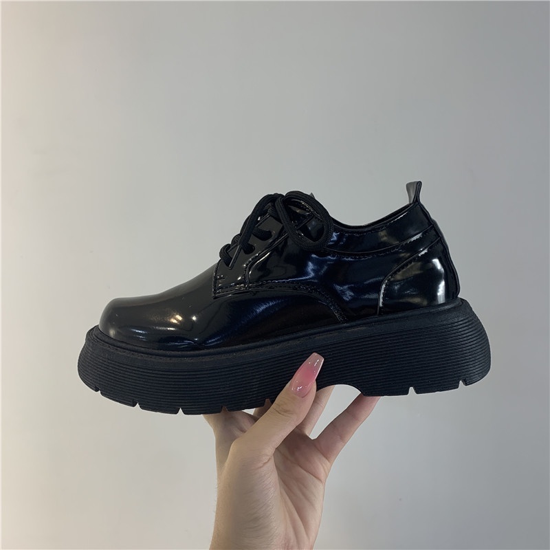 Giày bốt buộc dây retro cổ điển Cao Cấp G5915 boot phong cách thời trang Anh thiết kế Ulzzang kèm ảnh thật ở cuối