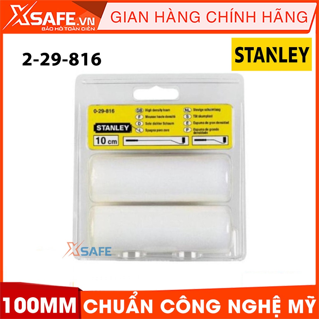 Lăn sơn STANLEY 2-29-816 4inch Con lăn sơn nước Stanley dài 10cm, bông lăn mềm, độ thấm cao