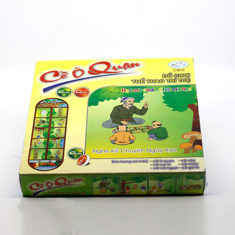 Bộ Cờ 6 trong 1: Ô ăn quan, Cờ vây, Cờ caro, Cờ cá ngựa, Cờ nhảy, Cờ gánh cho bé giải trí và phát triển trí tuệ