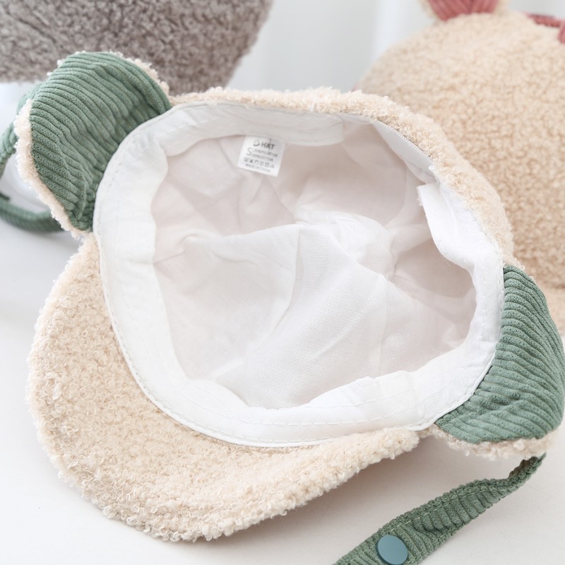 Mũ Tai Thỏ Giữ Ấm Đáng Yêu Cho Bé