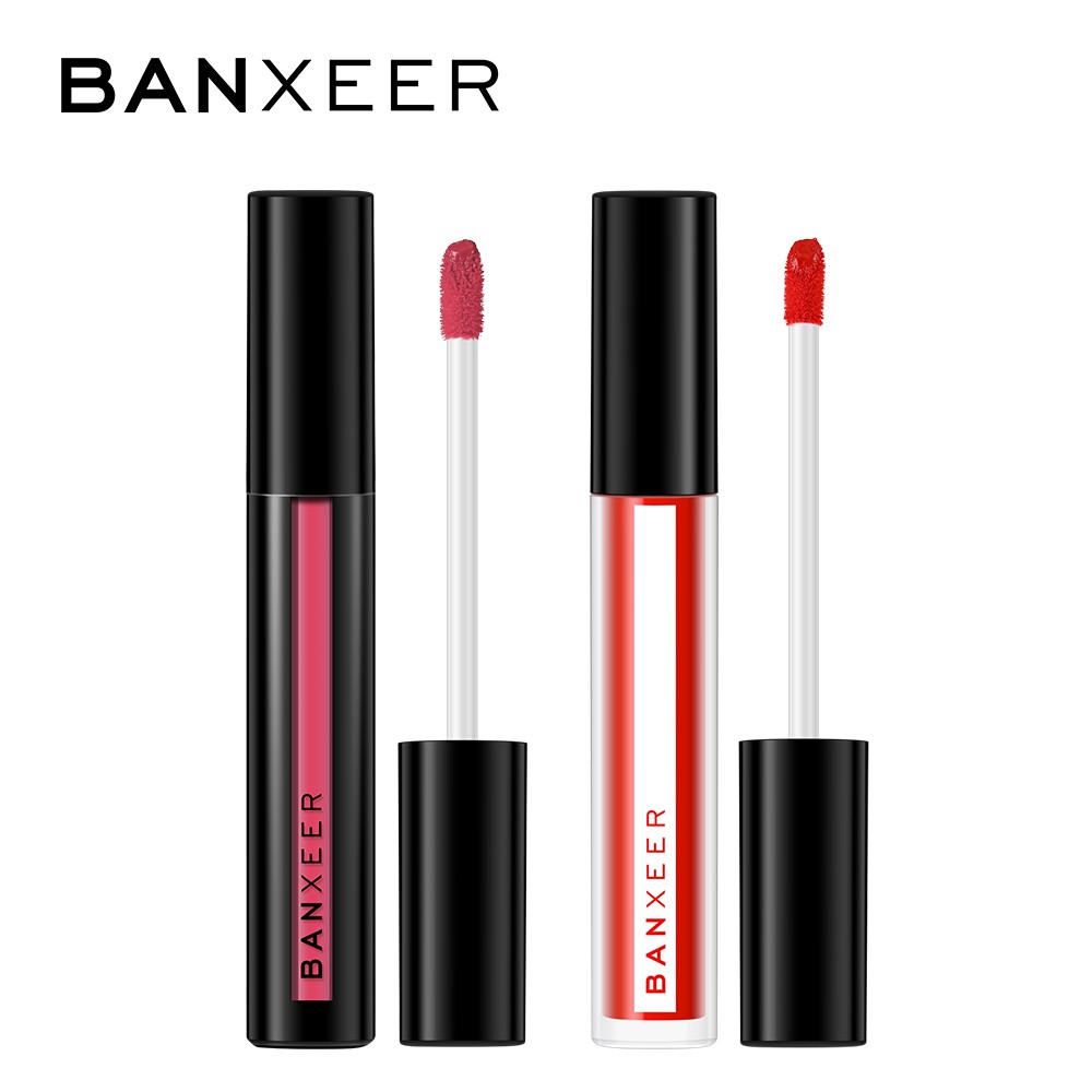 Set 2 thỏi son môi BANXEER tạo hiệu ứng nhung lì đẹp mắt 57g