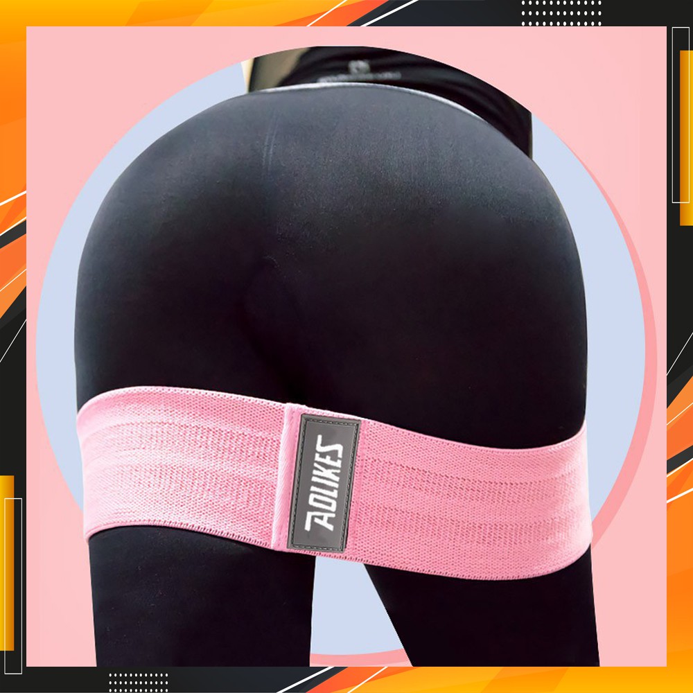 Dây kháng lực tập gym, dây miniband tập mông đùi vải Chính Hãng Eros Store