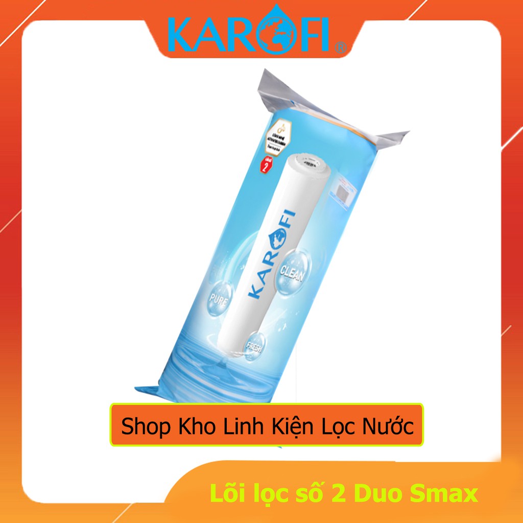 Bộ 3 Lõi Lọc Nước Thô KAROFI 123 Duo Smax Chính Hãng