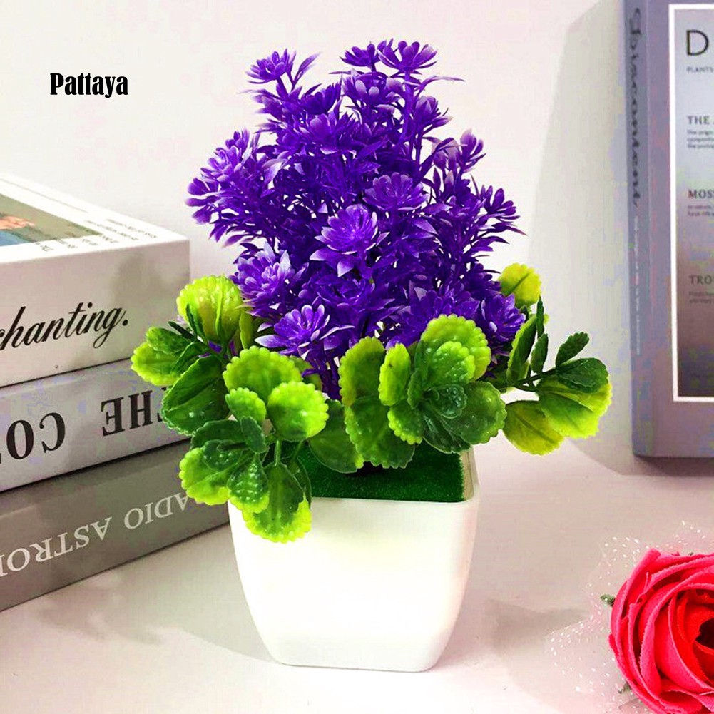 1 Chậu Cây Bonsai Giả Bằng Nhựa Cho Trang Trí