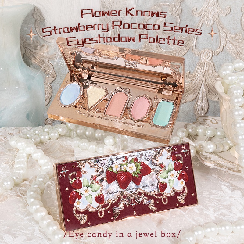Flower Knows Bảng Phấn Mắt Năm Màu Sắc Trọng Lượng 6g