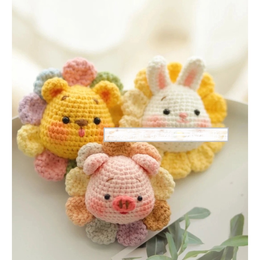 Móc Khóa Len Hoa Thú