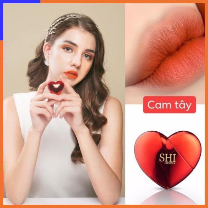 Son trái tim SHI (Hàng Mới Về) Son Môi Dưỡng Ẩm Chống Nước Lâu Trôi Tiện Dụng Chất Lượng Cao V V V | BigBuy360 - bigbuy360.vn