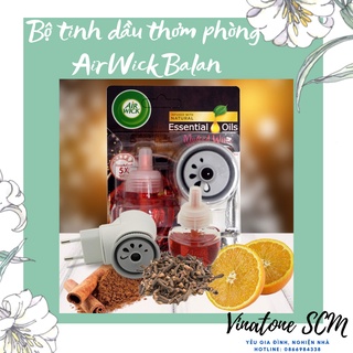 Bộ Tinh Dầu Cắm Điện Thơm Phòng AirWick Balan