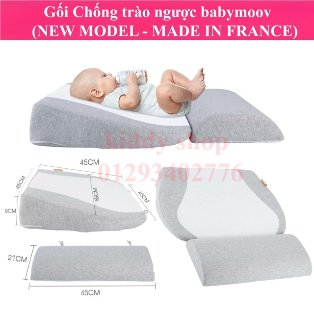 GỐI CHỐNG TRÀO NGƯỢC BABYMOOV CHO BÉ