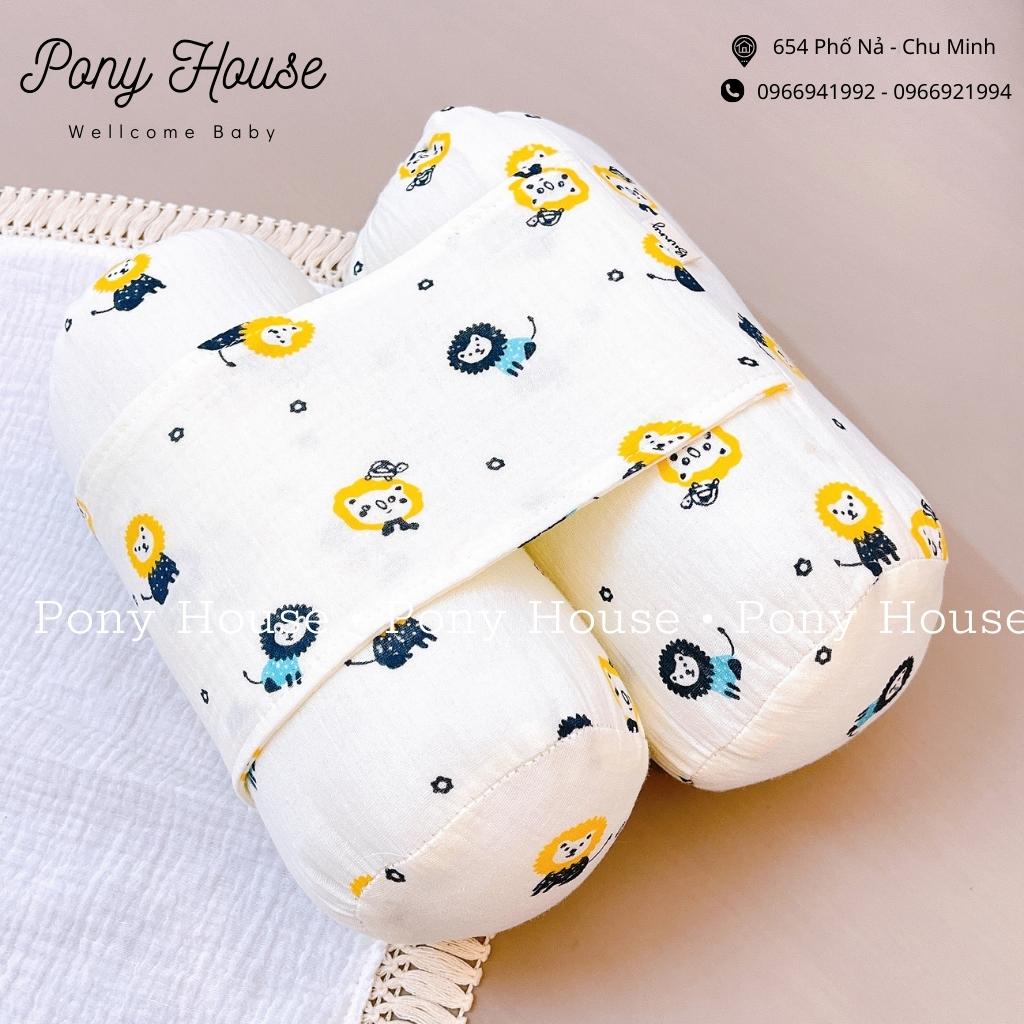 Bộ Chặn Sơ Sinh Bunny Xô Muslin Ruột Bông Tự Nhiên Siêu Mềm Mại Chống Giật Mình Cho Bé Sơ Sinh