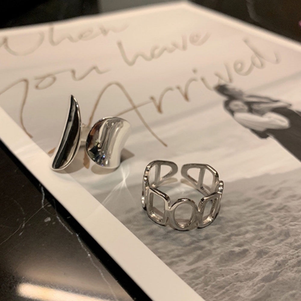 Nhẫn Đeo Tay Kim Loại Phong Cách Retro Thời Trang Cho Nữ