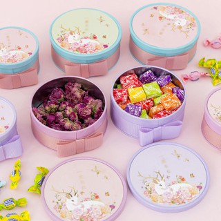 Hộp quà tặng cute hộp đựng đồ sắt dễ thương kích cỡ 4x10cm