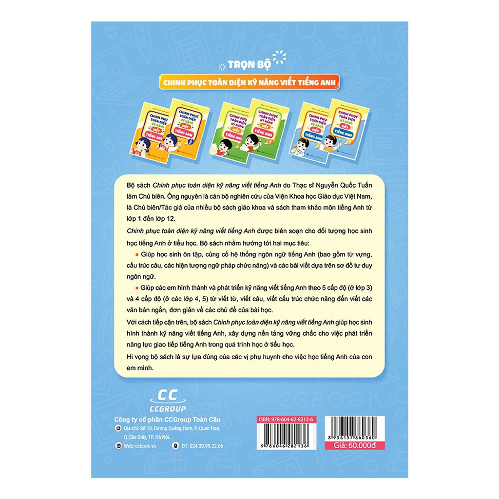 Sách - Chinh Phục Toàn Diện Kỹ Năng Viết Tiếng Anh Lớp 5 (Tập 2) | WebRaoVat - webraovat.net.vn