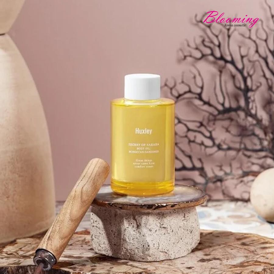 [10/2024] Dầu Dưỡng Thể Cấp Ẩm Chiết Xuất Xương Rồng Huxley Body Oil - Moroccan Gardener 100ml