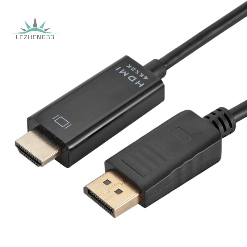 DP TO HDMI Adapter Cable DP to HDMI Cable Extension Cable 1.8 M 1080P Notebook Converter HD Cable