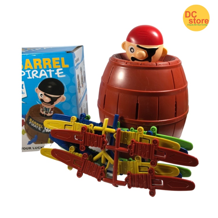 Đồ Chơi Mô Hình Hải Tặc Đâm Kiếm Vui Nhộn - Hồi Hộp- Đáng Yêu Dành Cho Bé Size 16 Kiếm, Cao 14cm