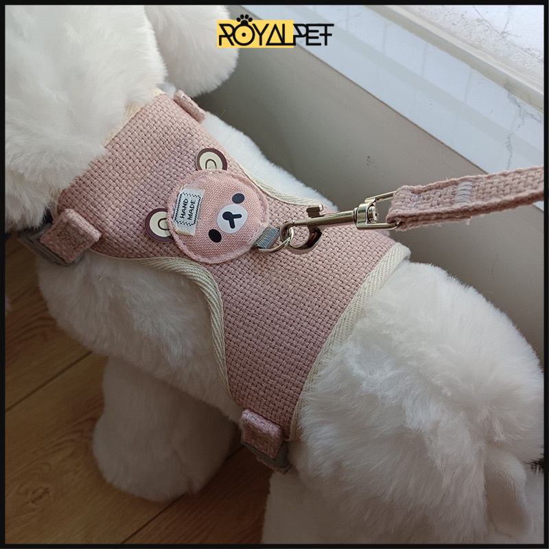 🕸Dây Dắt Chó Mèo Kèm Yếm Baby Màu Đẹp
