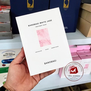 Mặt nạ Banobagi White Jade Treatment Hàn Quốc dưỡng trắng săn chắc da (lẻ 1 miếng)