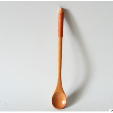 Thìa canh cán dài bằng gỗ tiện dụng