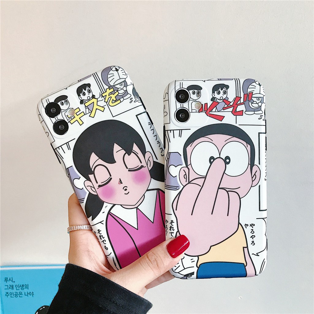 Ốp điện thoại nhựa dẻo hình hoạt hình Doraemon cho iPhone11 PRO MAX 7/8plus SE2020 X/XS XR XSMAX