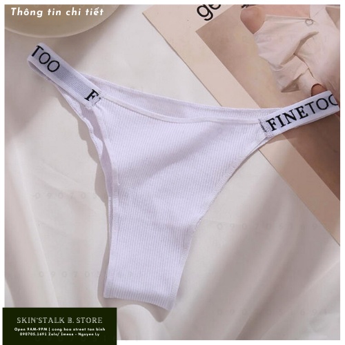 Quần Lót Cotton Lọt Khe Gợi Cảm Cho Nữ Size M L XL, đồ lót, quần lót nữ Skin'sTalk