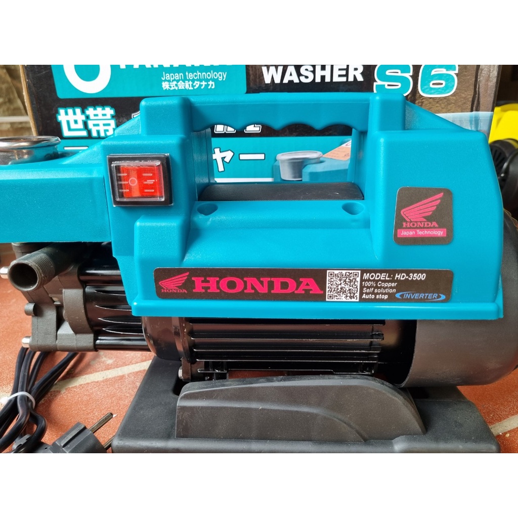 Máy rửa xe HONDA 3500w nhật bản dây 15m xịt rửa mạnh mẽ [ Bảo Hành 12 Tháng ]