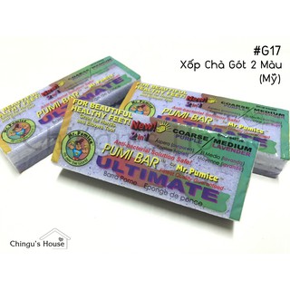 Xốp Chà Gót 2 Màu - Mỹ