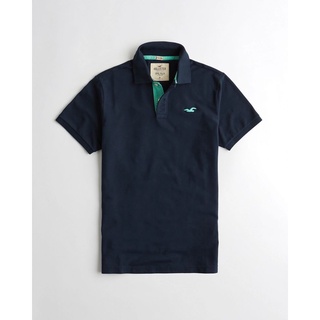 Áo thun nam hollister hol-po253 stretch icon polo navy