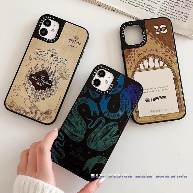 Ốp Điện Thoại Mềm Tráng Gương Chống Sốc In Hình Harry Potter Cho iPhone 13 12 11 Pro MAX IX XS MAX XR 6 6s 7 8 Plus