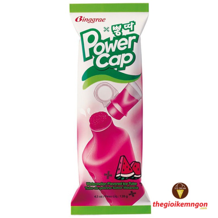 Kem Binggrae ống dưa hấu Powercap Watermelon 130ml