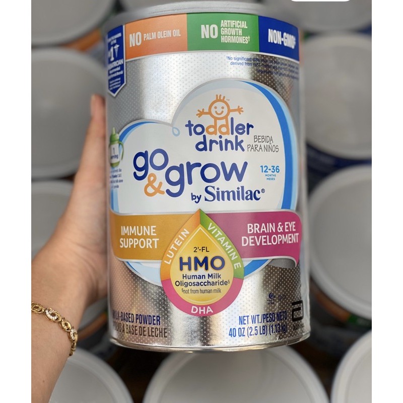 Sữa Bột Similac Go&Grow Toddler Drink Cho Bé Từ 12-36 Tháng - 1.13kg Mỹ
