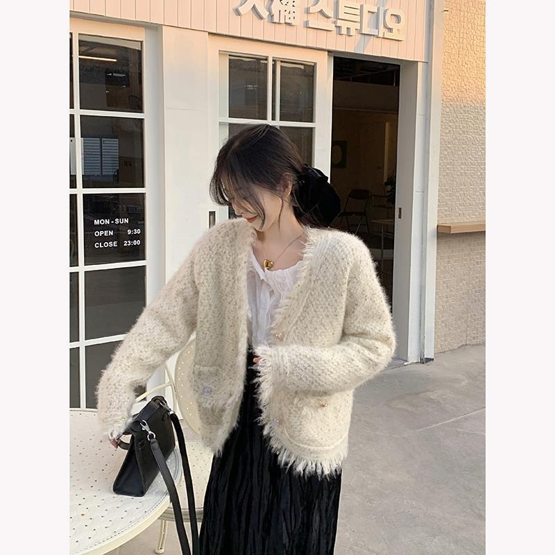 Bán Chạy!F &amp; X 2022 Áo Khoác Cardigan Dệt Kim Nhẹ Nhàng Thiết Kế Đường Phố Sang Trọng Phong Cách Mới Mùa Xuân Thu 2022