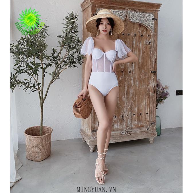 🍀 10.10 10.10 😍 🌸 🍀 9.9 Bikini một mảnh màu trắng tinh khiết quyến rũ cho nữ thời trang 2020 .. Đẹp . . Đẹp . . | BigBuy360 - bigbuy360.vn