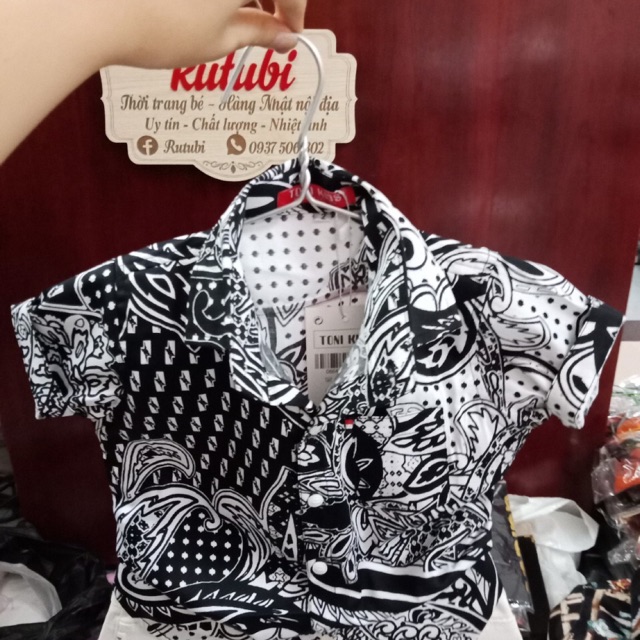 Sơ mi bé trai