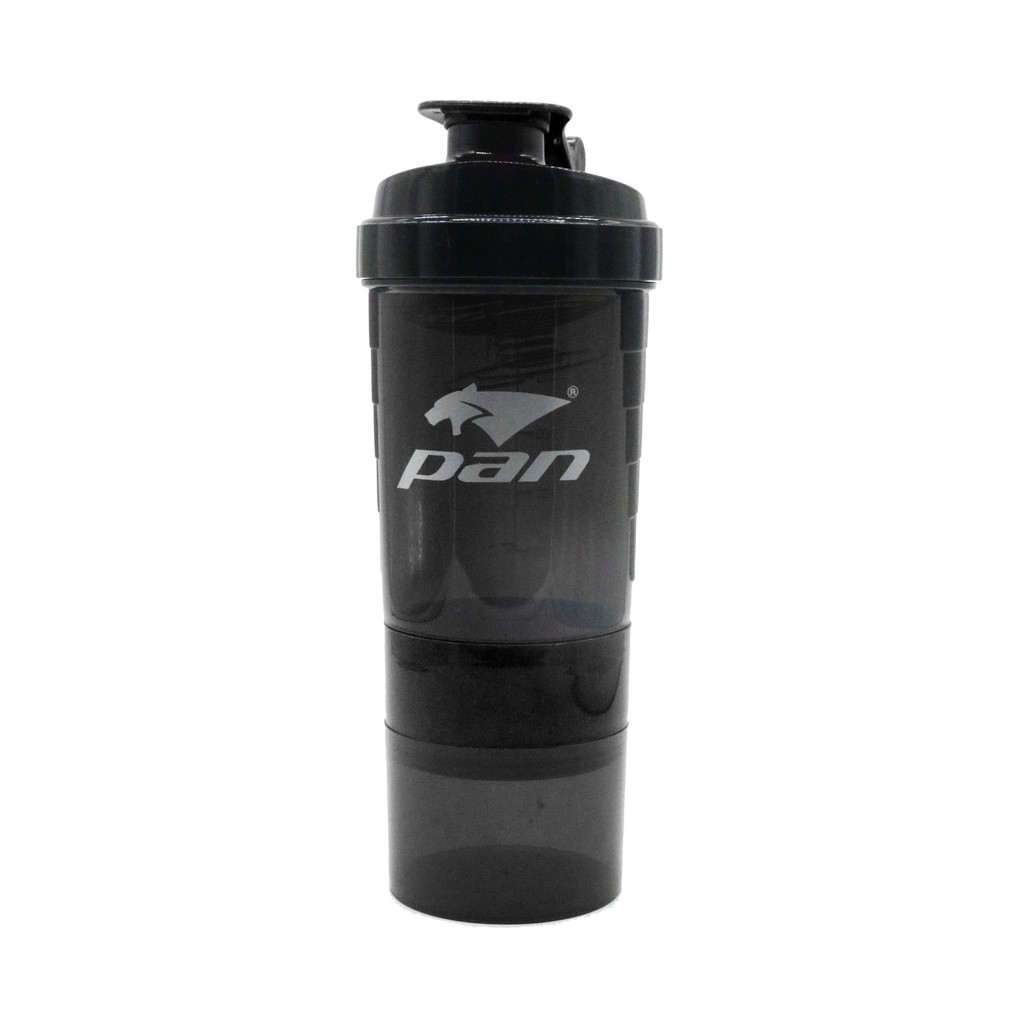 [Mã FAMALLT5 giảm 15% đơn 150K] Bình nước tập gym 3 ngăn shaker tiện dụng 500ml Pan