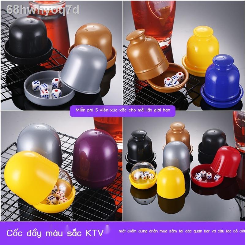 68hwhyoq7dThanh xúc xắc cốc bộ màu ktv sàng dày có đế chống rơi đựng bánh bao