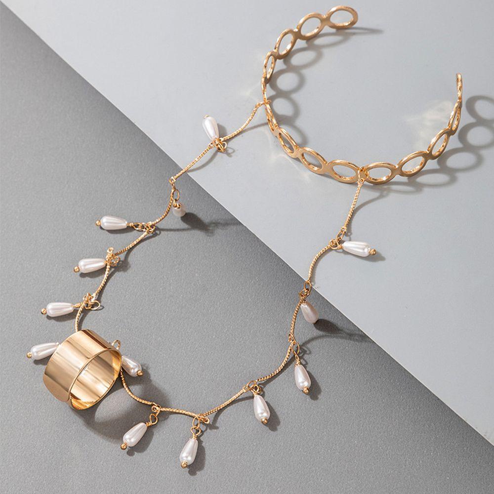 Mặt Dây Chuyền Ngôi Sao YVE|Vòng Tay Nữ Dạng Chuỗi Xích Bản Rộng