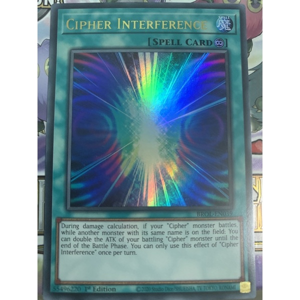 bài yugioh: cipher interference