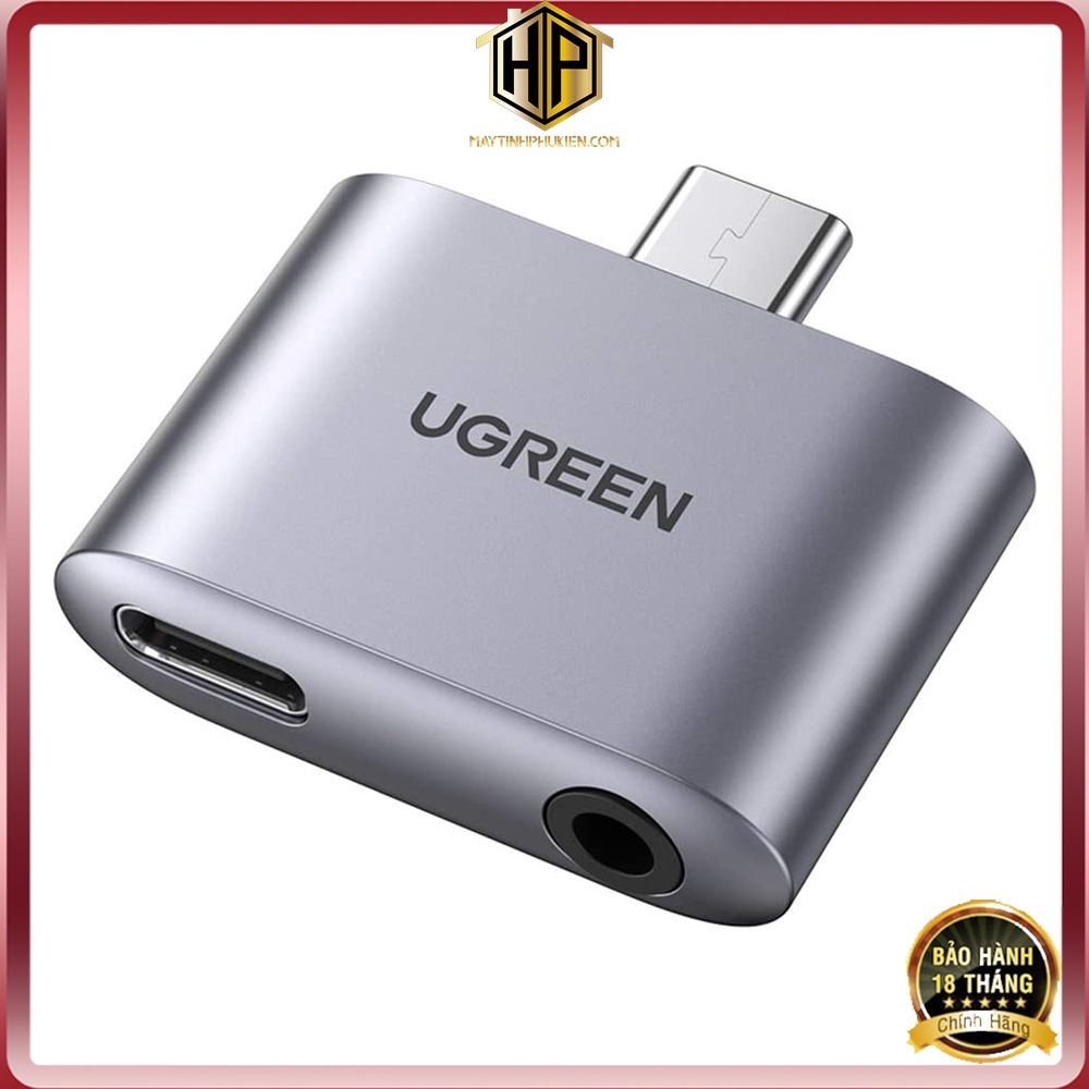 Ugreen 70311 - Đầu chuyển USB Type C sang 3.5mm hỗ trợ sạc PD 30W cao cấp