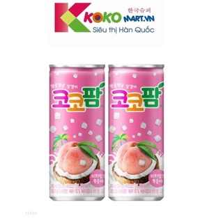 Nước đào thạch dừa Hàn Quốc lon 240ml