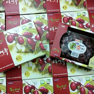 Táo Đỏ Khô Hàn Quốc Hộp 1 Kg (Có Túi xách) - Date 2024