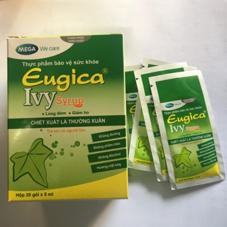 Eugica Ivy Syrup (chiết xuất lá thường xuân, long đờm ,giảm ho,)