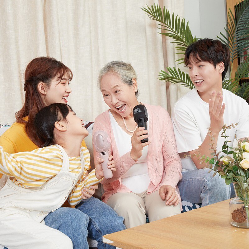 JBL Karaoke Micro bluetooth Không Dây Tích Hợp Thu Âm ktv kmc300