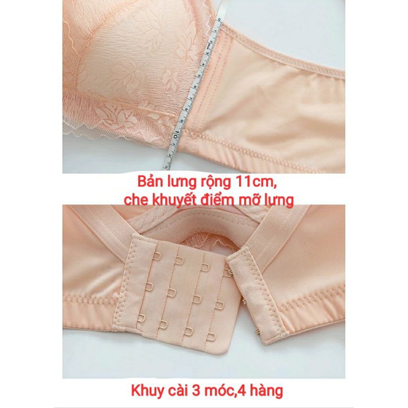 Áo lót siêu nâng 7-8cm  thiết kế không gọng, mút mềm mịn, có lỗ thông hơi, nâng đẩy 7-8cm, lên khe #Al0812